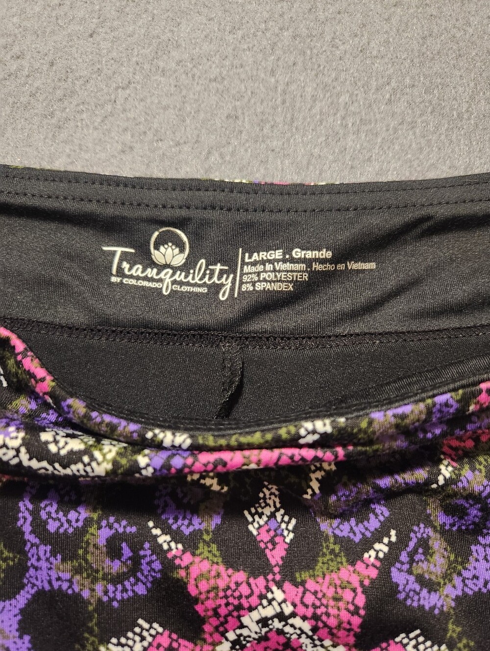 Tranquility Skort Women Size Large Multicolor Activewear Geometric Stretch - Picture 6 of 8